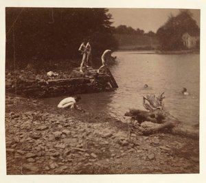 Studie pro plavání, 1883. od Thomas Eakins