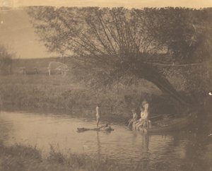 [Susan Macdowellová a děti Crowellových v Avondale v Pensylvánii] od Thomas Eakins