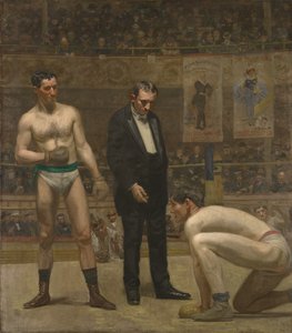 Odpočítávání sraženého boxera od Thomas Eakins