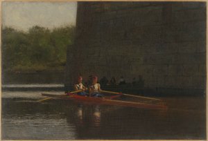 Veslaři (Bratři Schreiberové) od Thomas Eakins