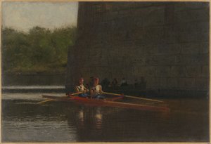 Veslaři (bratři Schreiberové) od Thomas Eakins