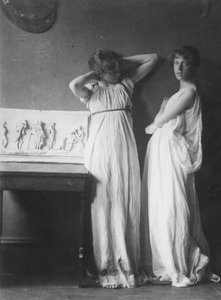 Neidentifikované modely v řeckých kostýmech, c. 1883. od Thomas Eakins