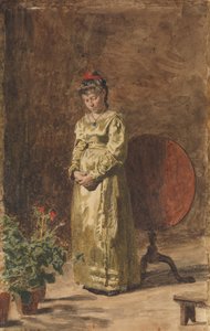 Meditující dívka, 1877. od Thomas Eakins