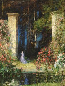 Stará brána (olej na plátně) od Thomas Edwin Mostyn