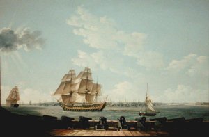 Southsea Battery (olej na plátně) od Thomas Elliott
