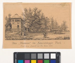 Das "Hameau" im Neuwaldegger Park od Thomas Ender