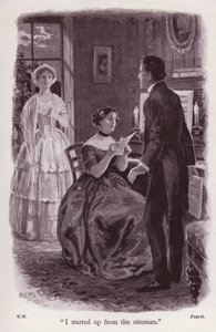 Ilustrace k filmu Žena v bílém od Wilkieho Collinse (litho)