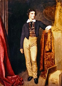 Autoportrét umělce (olej na plátně) od Thomas Faed