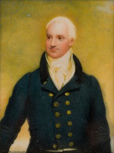 Portrét Cecila Forestera, c.1st Lord Forester, c.1830 (olej a slonovina) od Thomas Falcon Marshall