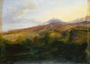 Pohled na Vesuv (olej na palubě) od Thomas Fearnley