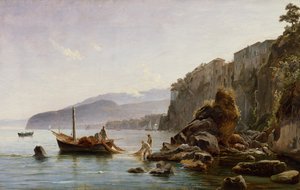 Rybáři v Sorrentu od Thomas Fearnley