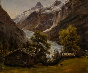 Grindelwald, Švýcarsko od Thomas Fearnley