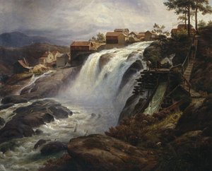 Haugfoss od Thomas Fearnley