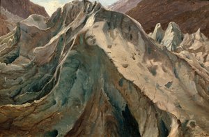 Studie z ledovce Grindewald od Thomas Fearnley