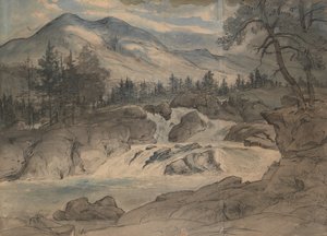 Vodopády Labro, 1824-42. od Thomas Fearnley