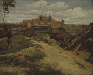 Pohled na Míšeň od Thomas Fearnley