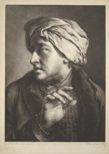 Hlava muže v turbanu od Thomas Frye
