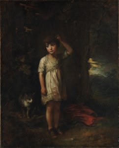 Chlapec s kočkou - ráno od Thomas Gainsborough