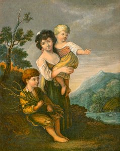 Chata děti od Thomas Gainsborough