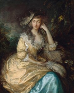 Frances Susanna, Lady de Dunstanville, c. 1786. od Thomas Gainsborough