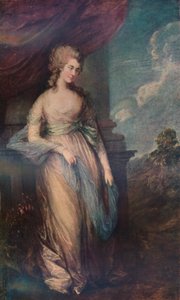 Georgiana, vévodkyně z Devonshire, 1783, 1911 od Thomas Gainsborough