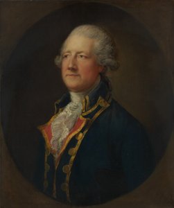 John Hobart 1723-1793, 2. hrabě z Buckinghamshire. od Thomas Gainsborough