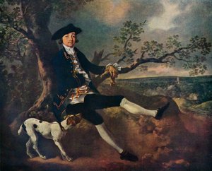 John Plampin, c1752 od Thomas Gainsborough