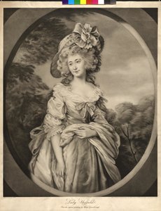 Lady Charlotte Sophia Sheffield od Thomas Gainsborough