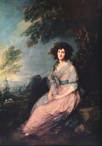 Paní Richard Brinsley Sheridan, 1785-1787 od Thomas Gainsborough