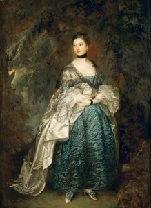 Portrét Lady Alston, Gertrude Durnford 1731-1807, 1760. od Thomas Gainsborough