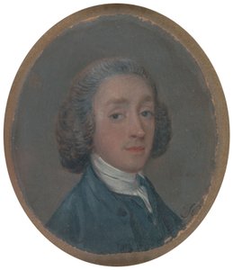 Portrét mladého muže s napudrovanými vlasy od Thomas Gainsborough