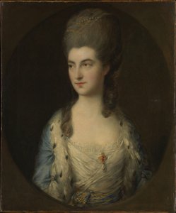 Portrét mladé ženy, zvané slečna Sparrowová od Thomas Gainsborough