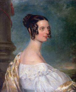 Catherine Gandy, rozená Hyde, kolem 1837-38 od Thomas Gandy