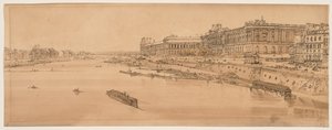 Výběr dvaceti nejmalebnějších pohledů v Paříži, 1802. od Thomas Girtin