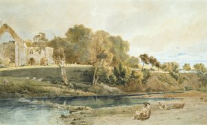Opatství Bolton, Yorkshire od Thomas Girtin