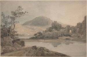Hrad Conwy, severní Wales od Thomas Girtin