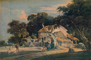 Farma Devonshire, c1798 od Thomas Girtin