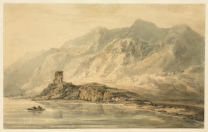 Hrad Dolbadarn od Thomas Girtin