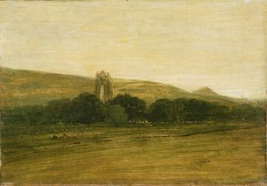Guisborough Priory, kolem 1801-02 (olej na plátně) od Thomas Girtin
