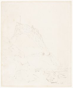Hrad Holy Island, Durham od Thomas Girtin