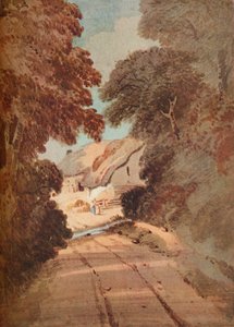 Lane and Cottages, c1800 od Thomas Girtin