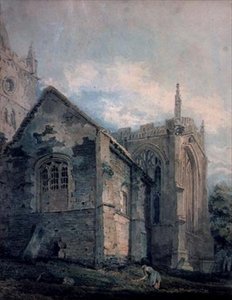 The Ancient Charnel House, Holy Trinity Church, Stratford-upon-Avon od Thomas Girtin