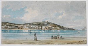 Pohled na Appledore, Severní Devon, z Instow Sands od Thomas Girtin