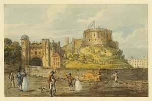 Zámek Windsor, asi 1792 (akvarel a tuš na papíře) od Thomas Girtin