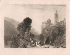 Hrad Dartmouth, na řece Dart