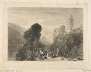 Hrad Dartmouth, na řece Dart