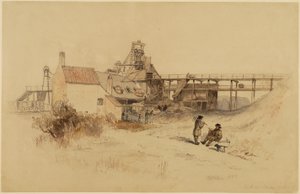 B Pit, Fawden Colliery od Thomas H. Hair