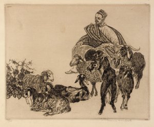 Bez názvu (Arab s kozami)