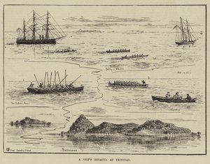 Lodní regata na Trinidadu od Thomas Harrington Wilson