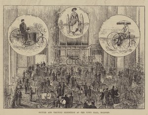 Výstava jízdních kol a tříkolek na radnici, Holborn od Thomas Harrington Wilson